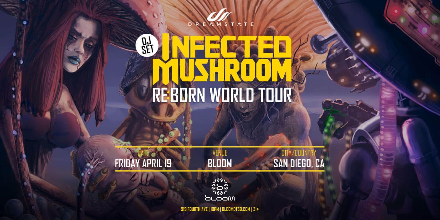 INFECTED MUSHROOM RE BORN WORLD TOUR 2024 MEET DELIC